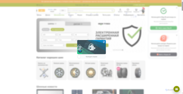 Security scan screenshot of https://bs-tyres.ru