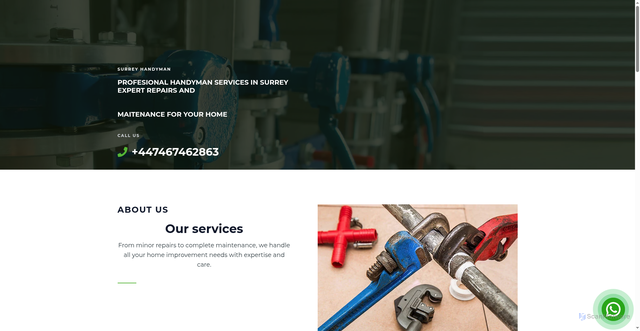 Security scan screenshot of https://surreyhandyman.online/