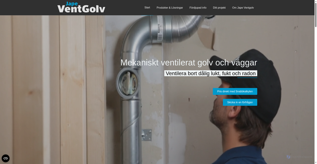 Security scan screenshot of https://japeventgolv.se