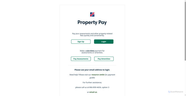 Security scan screenshot of https://propertypay.firstcitizens.com