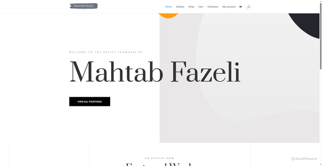 Security scan screenshot of https://mahtabfazeli.se