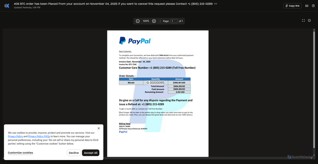 Security scan screenshot of https://replay.dropbox.com/share/fGmMDLwyzDTGxPY8?_tk=dropbox_email_6017&video_version_id=pid_rvv%3AAAAAAHBPJ7AP2G3aNm_VcKLRwrRatb0EuDsTEz8RMKfFenwg