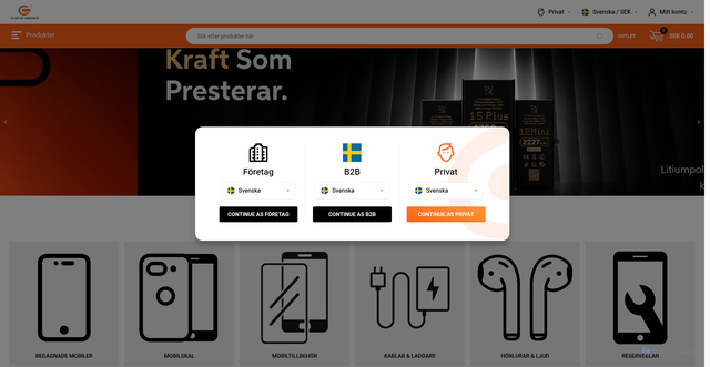 Security scan screenshot of https://g-sp.se