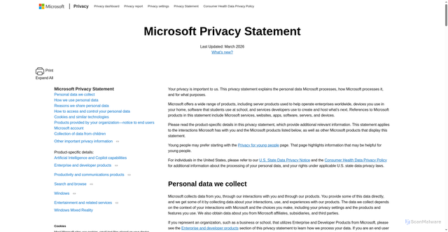 Security scan screenshot of https://go.microsoft.com/fwlink/?LinkId=521839