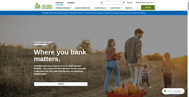 Security scan screenshot of https://www.columbiacu.org/
