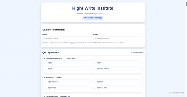 Security scan screenshot of https://index-3p0.pages.dev/