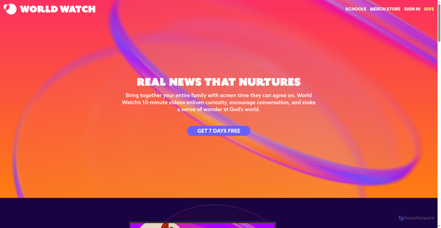 Security scan screenshot of https://worldwatch.news/