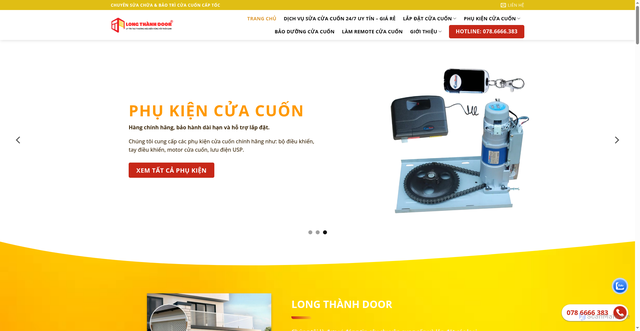 Security scan screenshot of https://longthanhdoor.com