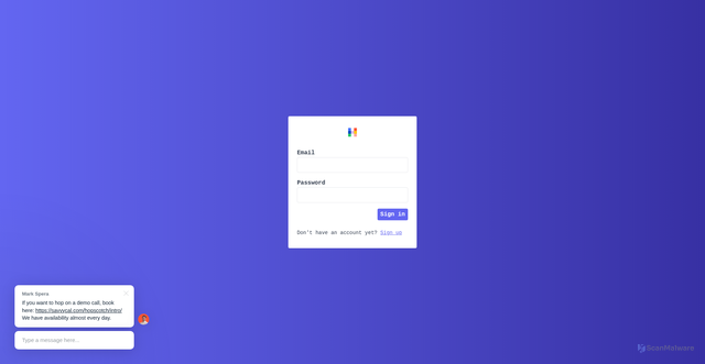 Security scan screenshot of https://app.hopscotch.club
