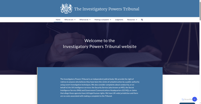 Security scan screenshot of http://www.ipt-uk.com