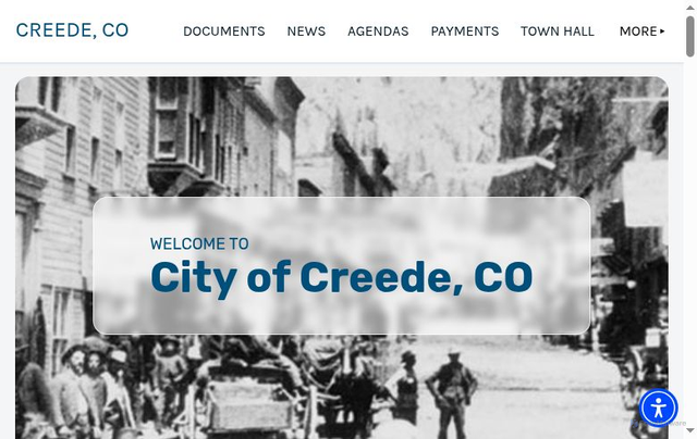 Security scan screenshot of https://cityofcreede.gov/