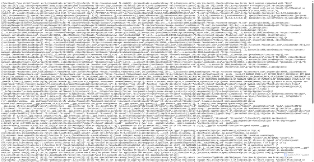 Security scan screenshot of https://consent-notice.ft.com