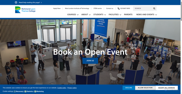 Security scan screenshot of https://www.rutc.ac.uk/