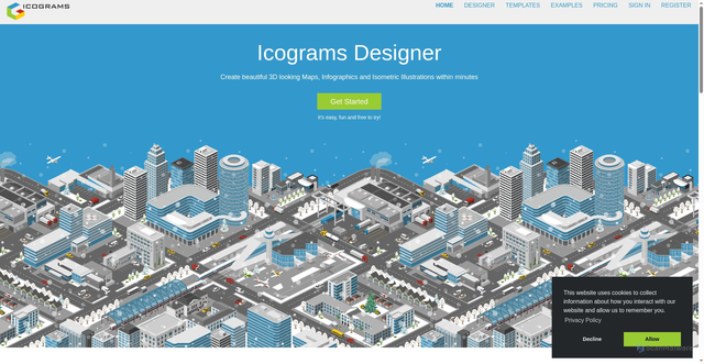 Security scan screenshot of https://icograms.com