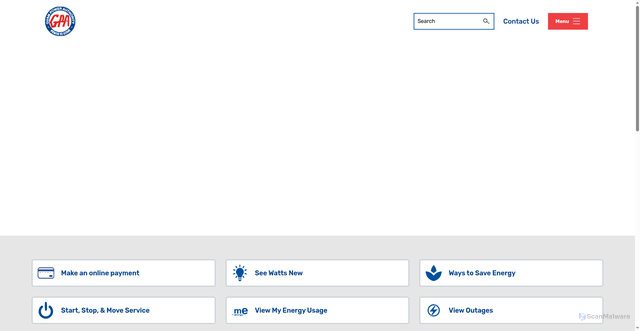 Security scan screenshot of https://www.guampowerauthority.com/