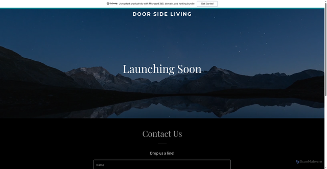 Security scan screenshot of http://www.doorsideliving.com/