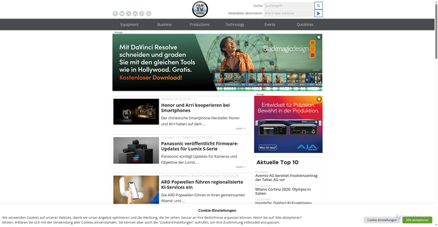 Security scan screenshot of https://film-tv-video.de