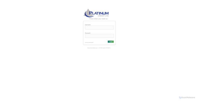 Security scan screenshot of https://platinumuganda.mambu.com