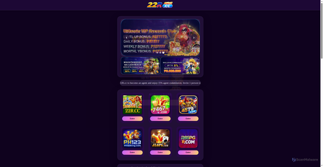 Security scan screenshot of https://swerte77ph.com/zgqzyzzm.html