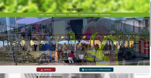 Security scan screenshot of https://nyaahusparken.se