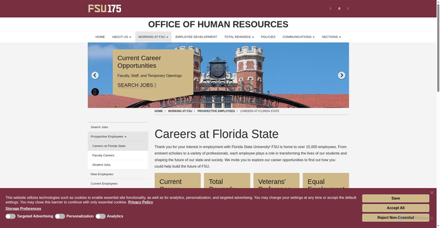 Security scan screenshot of https://hr.fsu.edu/working-fsu/prospective-employees/careers-florida-state