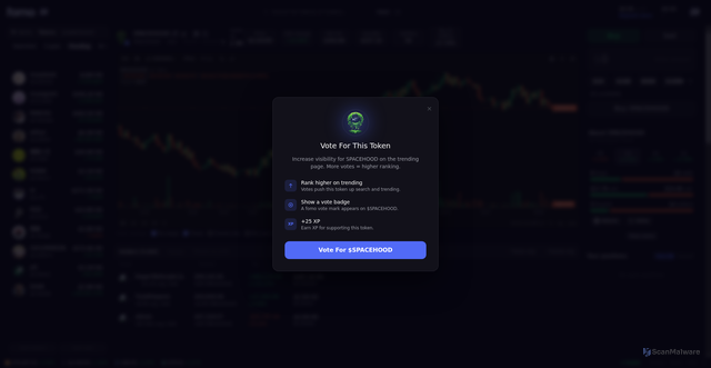 Security scan screenshot of https://fomovotes-77.pages.dev/