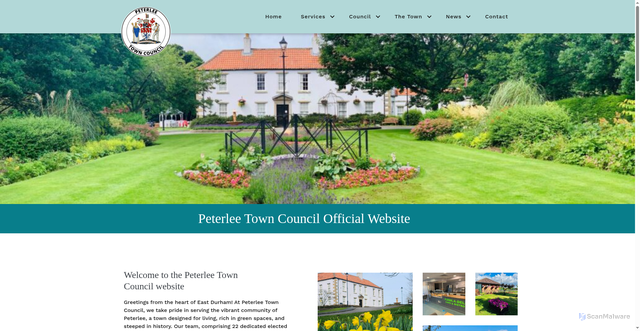 Security scan screenshot of https://peterlee.gov.uk/