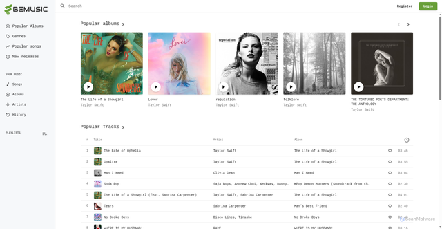 Security scan screenshot of https://lclmusic.org/