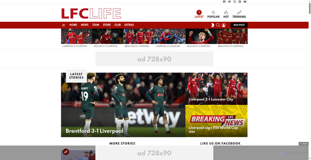 Security scan screenshot of https://lfclife.com/
