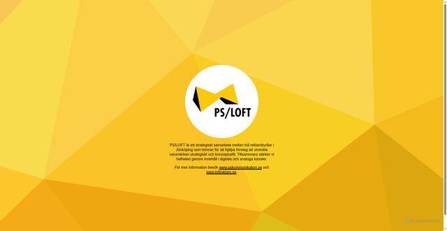 Security scan screenshot of https://psloft.se