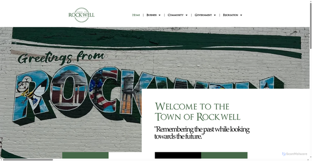 Security scan screenshot of https://rockwellnc.gov/