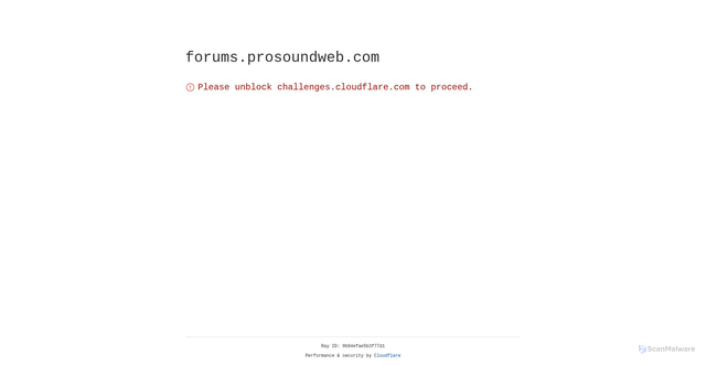 Security scan screenshot of https://forums.prosoundweb.com