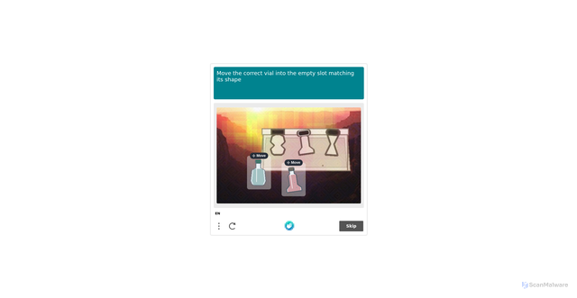 Security scan screenshot of https://verify-that-you-are-human.firebaseapp.com/