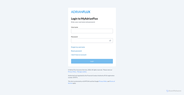 Security scan screenshot of https://myinsurancefile.co.uk