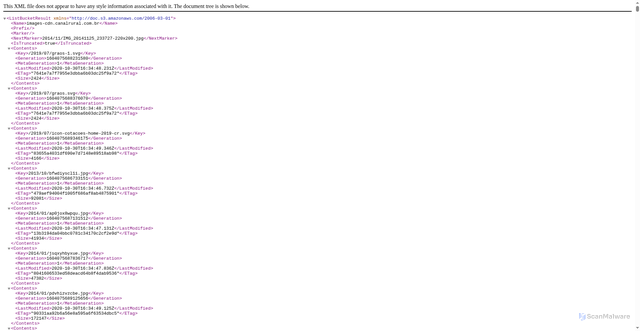 Security scan screenshot of https://imagens-cdn.canalrural.com.br