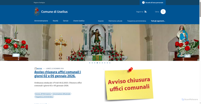 Security scan screenshot of ingestion.webanalytics.italia.it