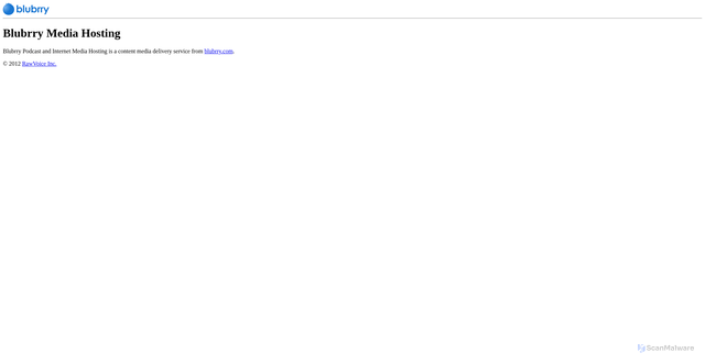 Security scan screenshot of https://content.blubrry.com