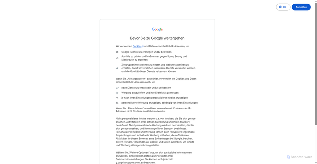 Security scan screenshot of https://maps.google.com.au