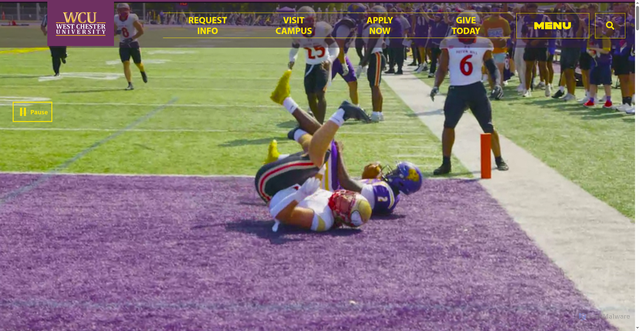 Security scan screenshot of https://www.wcupa.edu/