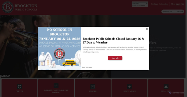 Security scan screenshot of https://www.bpsma.org/