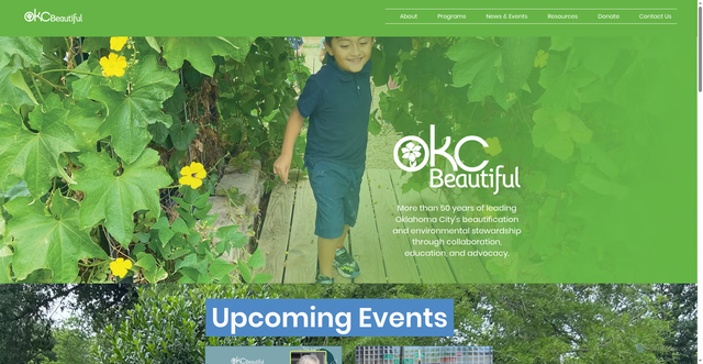 Security scan screenshot of https://www.okcbeautiful.com/