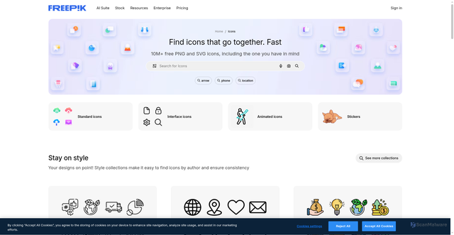 Security scan screenshot of https://cdn2.iconfinder.com/
