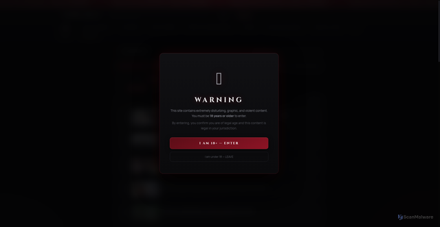Security scan screenshot of https://gore.best/ranking?type=videos&period=weekly&sort=views&limit=25