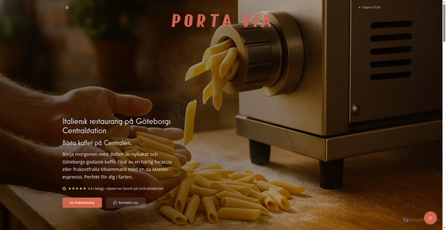 Security scan screenshot of https://portavia.se