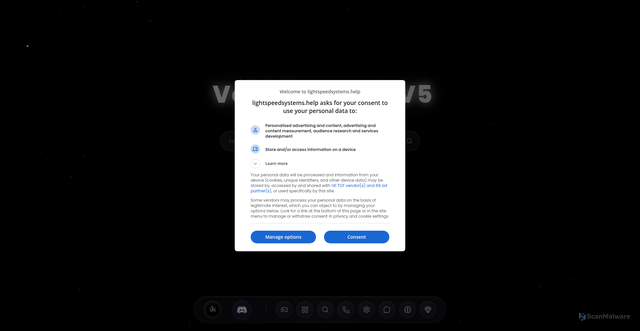 Security scan screenshot of https://vidpic.onlineeedsystems.com.lightspeedsystems.help/