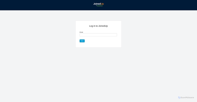 Security scan screenshot of https://app.joinedup.com