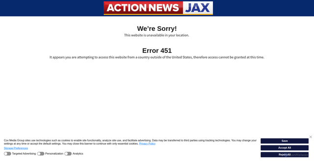 Security scan screenshot of https://www.actionnewsjax.com/news/local/first-alert-weather-freeze-warning-northeast-florida-southeast-georgia-friday-night/AKXEVJCQ7JC5TGXHELOIBJEACI/