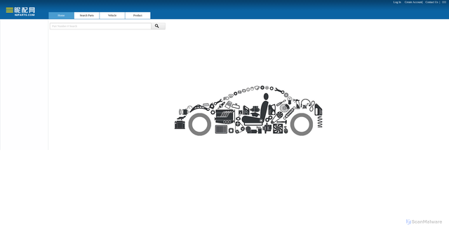 Security scan screenshot of https://niparts.com