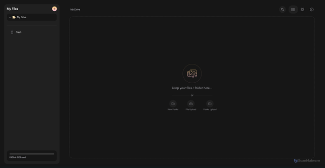 Security scan screenshot of https://makrai-drive.pages.dev/