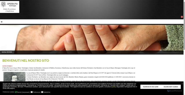 Security scan screenshot of https://www.operapiaventimiglia.it/